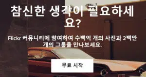 저작권 없는 무료 이미지 플리커